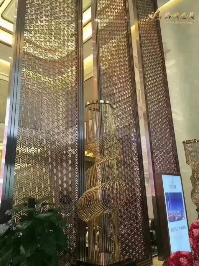 不銹鋼屏風實例